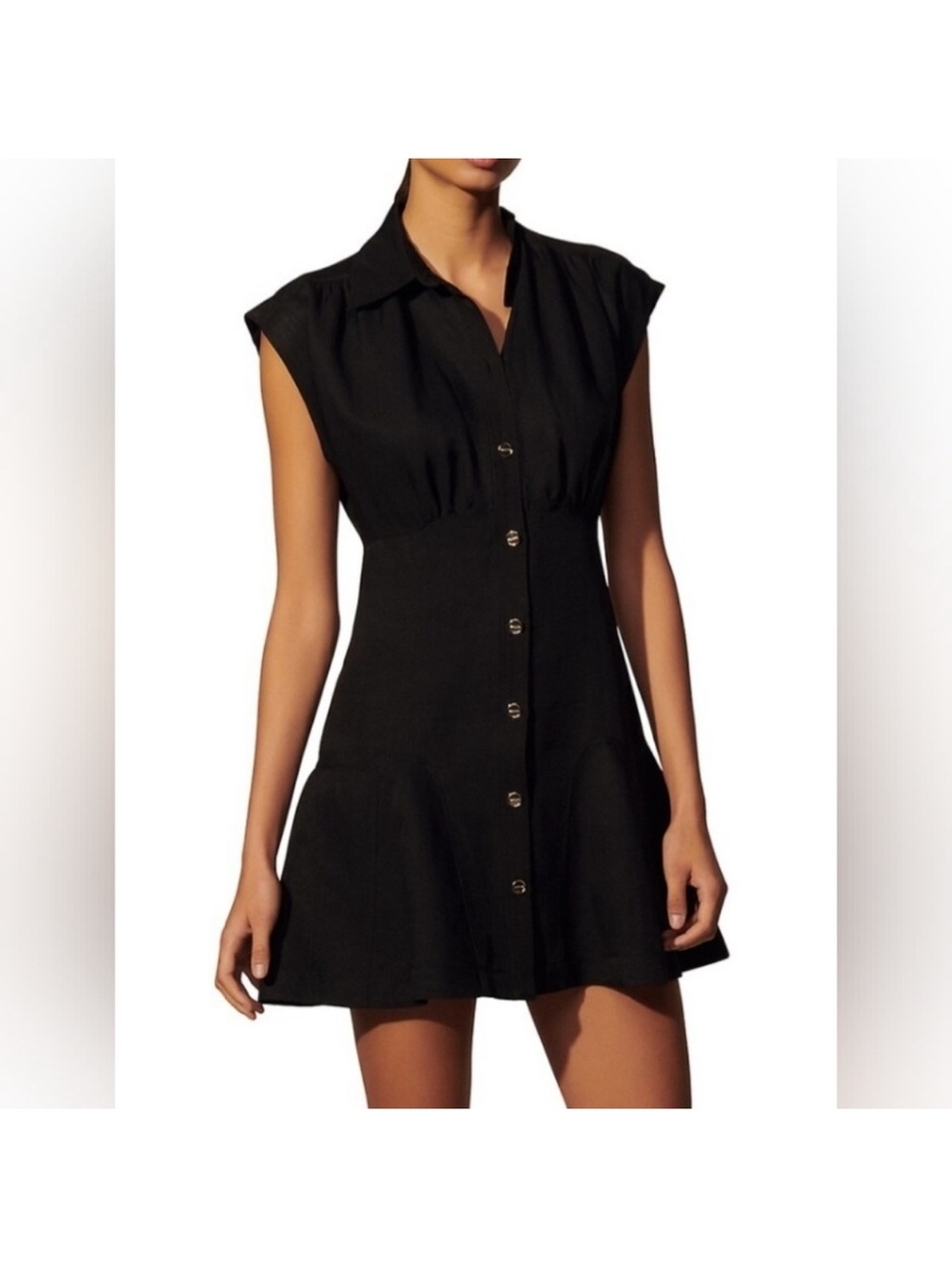 Sandro Paris Josephine linen Mini Dress